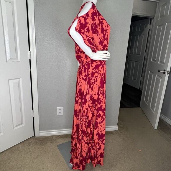 Soft Surroundings Pink and Orange Maxi Dress - Picture 8 of 10